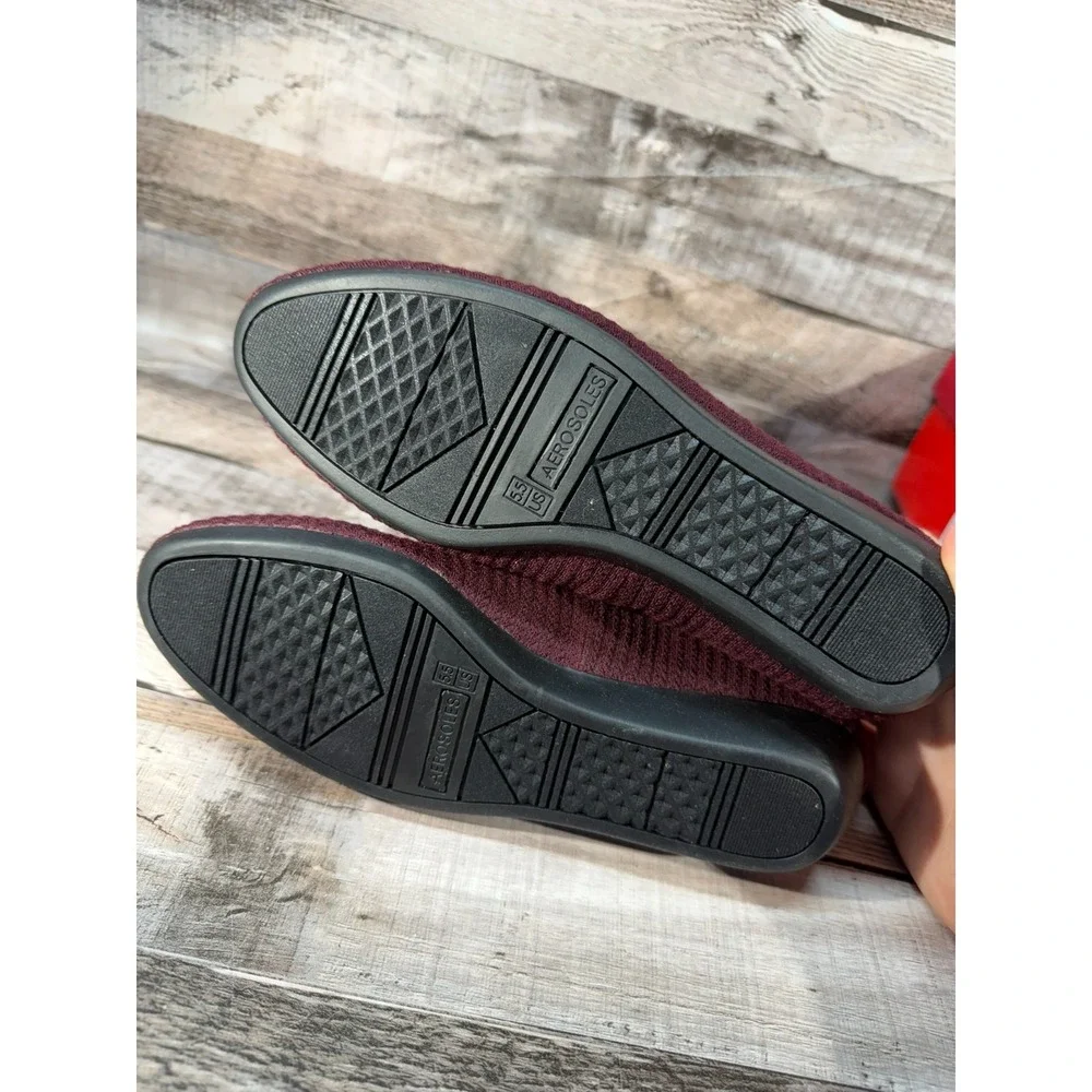 Aerosoles Hierarchy Wine‎ Fabric 534 Women Shoes Red Size 5.5